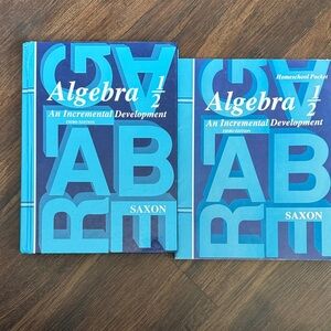 Saxon Algebra 1/2 Textbook and Homeschool Packet